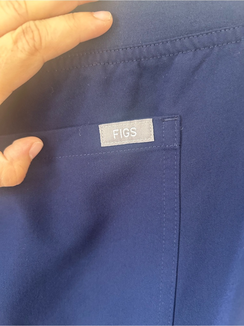 FIGS Technical Collection Navy Blue Scrub Pants - Size XL/T - Picture 7 of 7